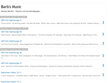 Tablet Screenshot of barbara-playlists.blogspot.com
