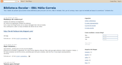 Desktop Screenshot of biblioteca--escolar.blogspot.com