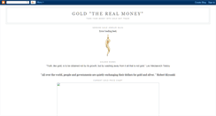Desktop Screenshot of gold-the-real-money.blogspot.com