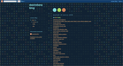 Desktop Screenshot of deeindiana.blogspot.com