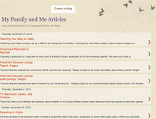 Tablet Screenshot of myfamilyandmearticles.blogspot.com