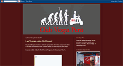 Desktop Screenshot of clubvespaperu.blogspot.com