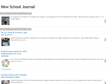 Tablet Screenshot of newschooljournal.blogspot.com