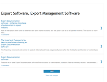 Tablet Screenshot of exportsoftware.blogspot.com