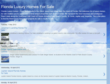 Tablet Screenshot of florida-luxury-homes.blogspot.com