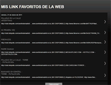 Tablet Screenshot of linkfavoritos.blogspot.com