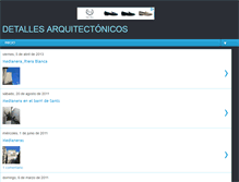 Tablet Screenshot of detallesarquitectonicos.blogspot.com