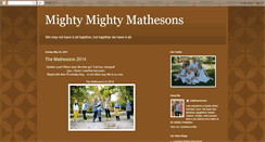 Desktop Screenshot of mathesonmom.blogspot.com