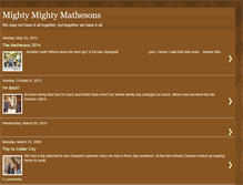 Tablet Screenshot of mathesonmom.blogspot.com