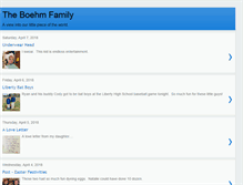 Tablet Screenshot of kdboehmfamily.blogspot.com