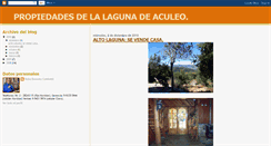Desktop Screenshot of lagunadeaculeo.blogspot.com