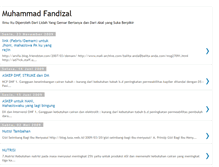 Tablet Screenshot of fandizal.blogspot.com