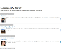 Tablet Screenshot of exercisingmyassoff.blogspot.com