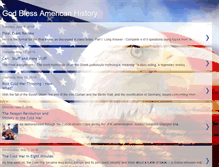 Tablet Screenshot of godblessamericanhistory.blogspot.com