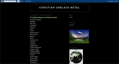 Desktop Screenshot of christian-unblack.blogspot.com