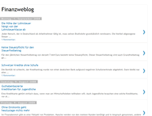 Tablet Screenshot of finanzweblog.blogspot.com
