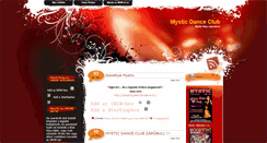 Desktop Screenshot of mysticdanceclub.blogspot.com