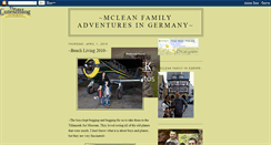 Desktop Screenshot of mcleanadventures.blogspot.com
