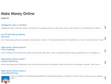 Tablet Screenshot of earn-money-online-faster.blogspot.com