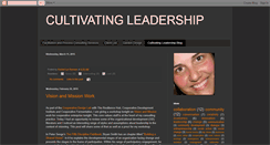 Desktop Screenshot of leadershipcultivation.blogspot.com