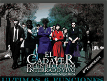 Tablet Screenshot of elcadaverdeunrecuerdo.blogspot.com