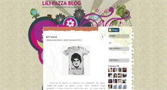 Desktop Screenshot of lilipazzablog.blogspot.com