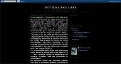 Desktop Screenshot of justicialismolibre.blogspot.com