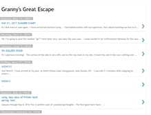 Tablet Screenshot of grannysgreatescape.blogspot.com