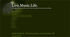 Desktop Screenshot of live-music-life.blogspot.com