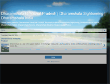 Tablet Screenshot of dharamshalahimachalpradeshinfo.blogspot.com