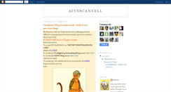 Desktop Screenshot of ainescannell.blogspot.com