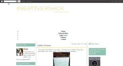 Desktop Screenshot of akreativeknack.blogspot.com