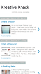 Mobile Screenshot of akreativeknack.blogspot.com