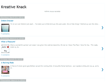 Tablet Screenshot of akreativeknack.blogspot.com
