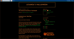 Desktop Screenshot of leianeashalloween.blogspot.com