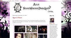 Desktop Screenshot of alice-neverwonderdarkland.blogspot.com
