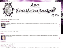 Tablet Screenshot of alice-neverwonderdarkland.blogspot.com