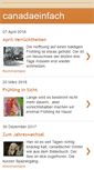 Mobile Screenshot of canadaeinfach.blogspot.com