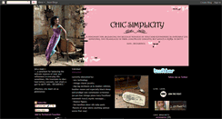 Desktop Screenshot of chicsimplicity.blogspot.com