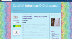 Desktop Screenshot of calafellinformaciociutadana.blogspot.com