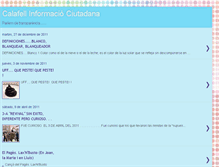 Tablet Screenshot of calafellinformaciociutadana.blogspot.com
