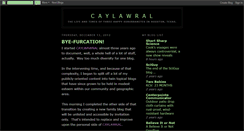 Desktop Screenshot of caylawral.blogspot.com