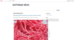 Desktop Screenshot of knitwearnews.blogspot.com