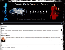 Tablet Screenshot of lauriefstolarz-france.blogspot.com