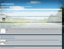 Tablet Screenshot of carminacions.blogspot.com