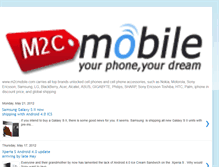 Tablet Screenshot of m2cmobile.blogspot.com