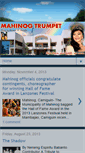 Mobile Screenshot of mahinogcamiguin.blogspot.com