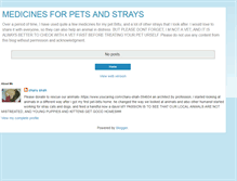 Tablet Screenshot of animalmedicines.blogspot.com