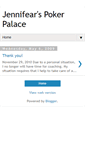 Mobile Screenshot of jennifearpoker.blogspot.com