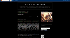 Desktop Screenshot of calltoactionsilenceofthesheep.blogspot.com